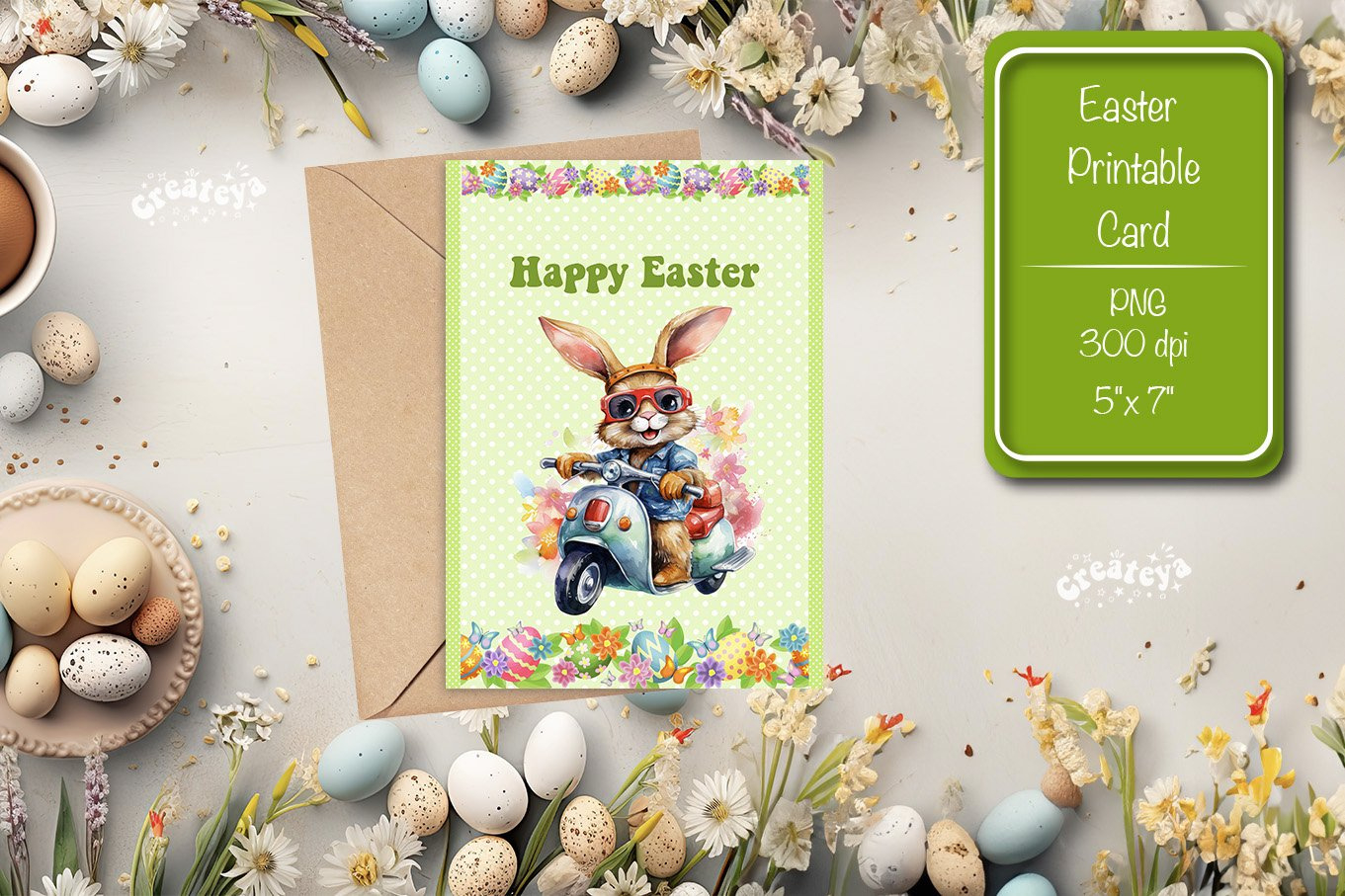 Printable Easter Card Watercolor Easter Funny Bunny Kids with regard to Free Printable Easter Cards For Daughter