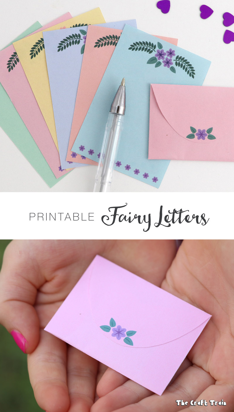 Printable Fairy Letters - The Craft Train intended for Free Printable Fairy Letters