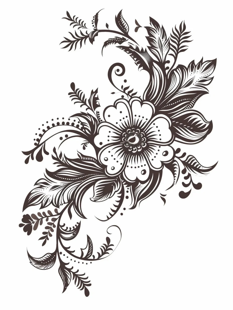 Printable Henna Designs For Hands: Easy &amp;amp; Simple For Beginners pertaining to Simple Printable Henna Stencils