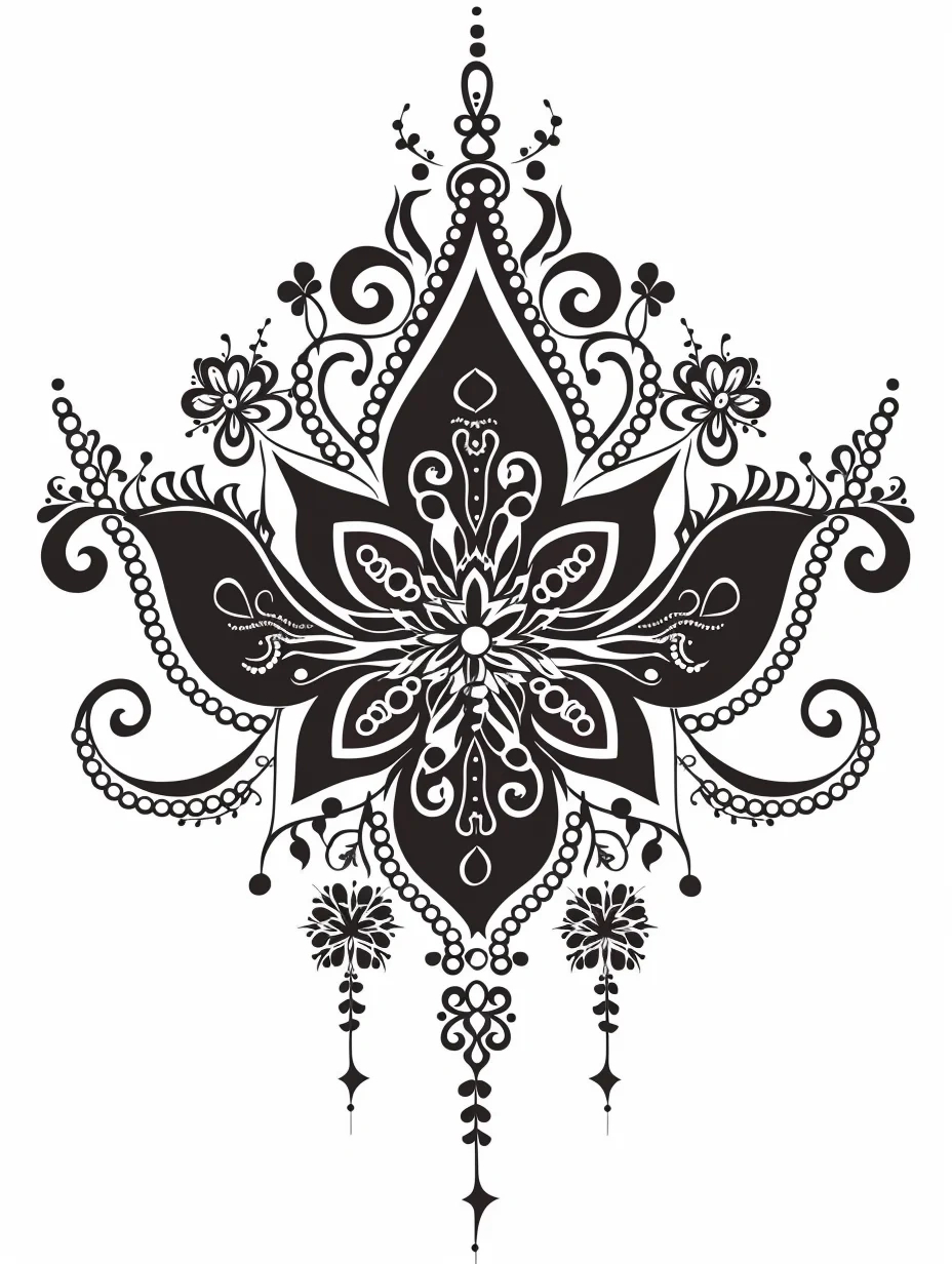 Printable Henna Designs For Hands: Easy &amp;amp; Simple For Beginners throughout Simple Printable Henna Stencils