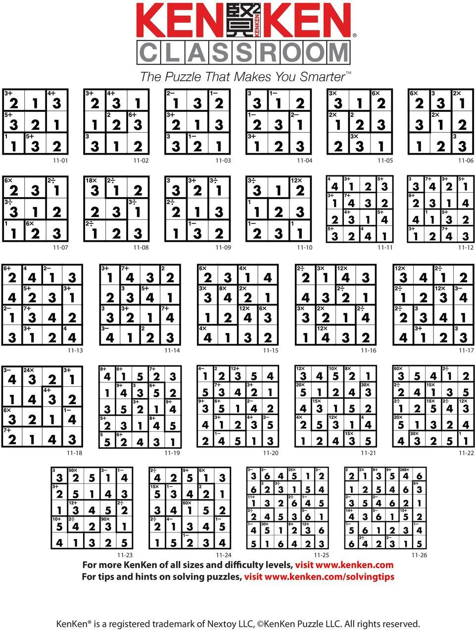 Printable Kenken Puzzle 5X5 inside Free Kenken Printable Puzzles
