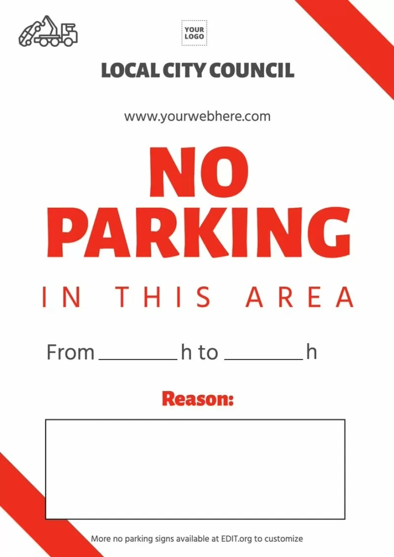 Printable No Parking Sign Templates regarding Template Free Free Printable No Parking Signs
