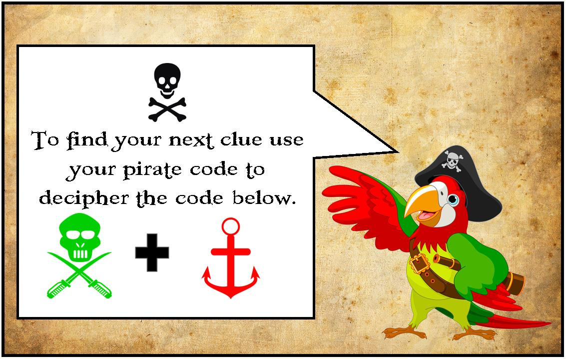 Printable Pirate Party Treasure Hunt! regarding Free Printable Pirate Treasure Hunt Clues