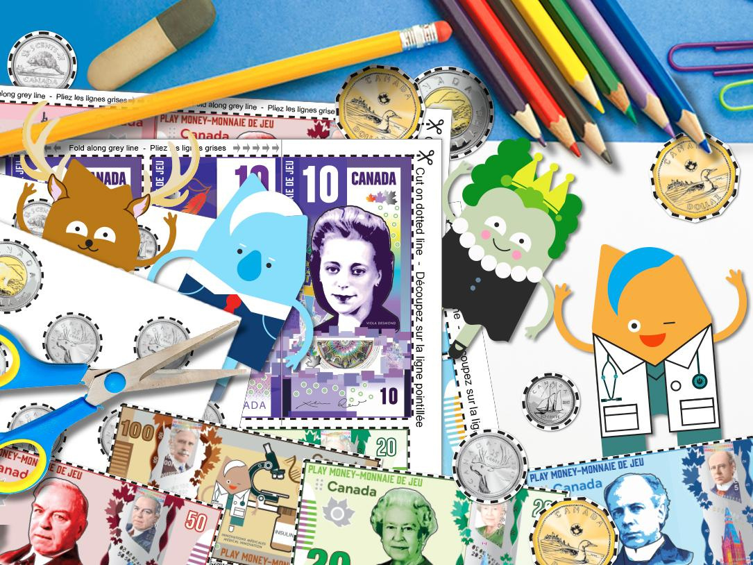 Printable Play Money - Bank Of Canada Museum within Canadian Play Money Printables Free