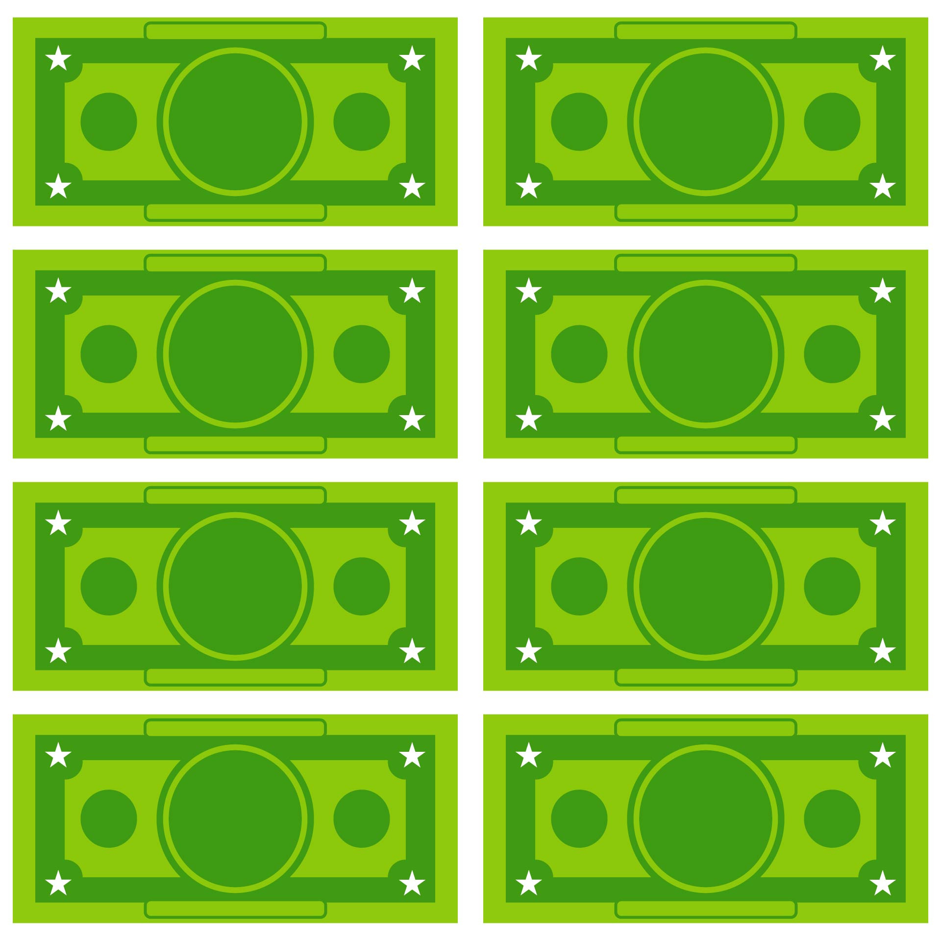 Printable Play Money Template Free pertaining to Free Play Money Template