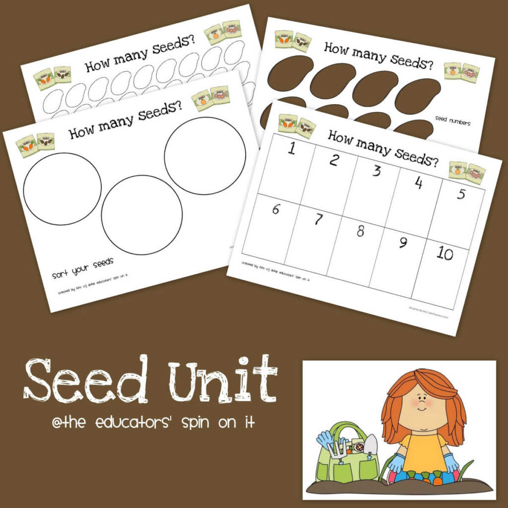 Printable Seed Activities Inspiredthe Tiny Seederic Carle for The Tiny Seed Free Printables