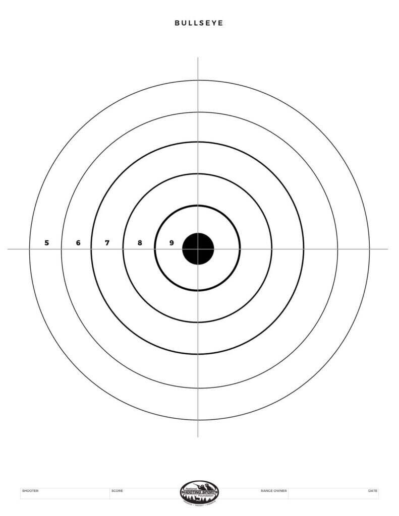 Printable Shooting Targets And Gun Targets • Nssf in Free Printable 22 Rifle Targets