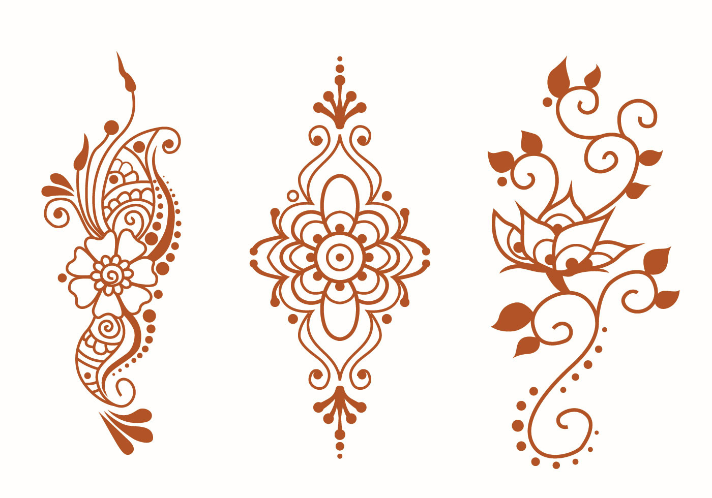 Printable Stencil Henna Patterns - Printable Party Favors in Free Printable Henna Tattoo Stencils