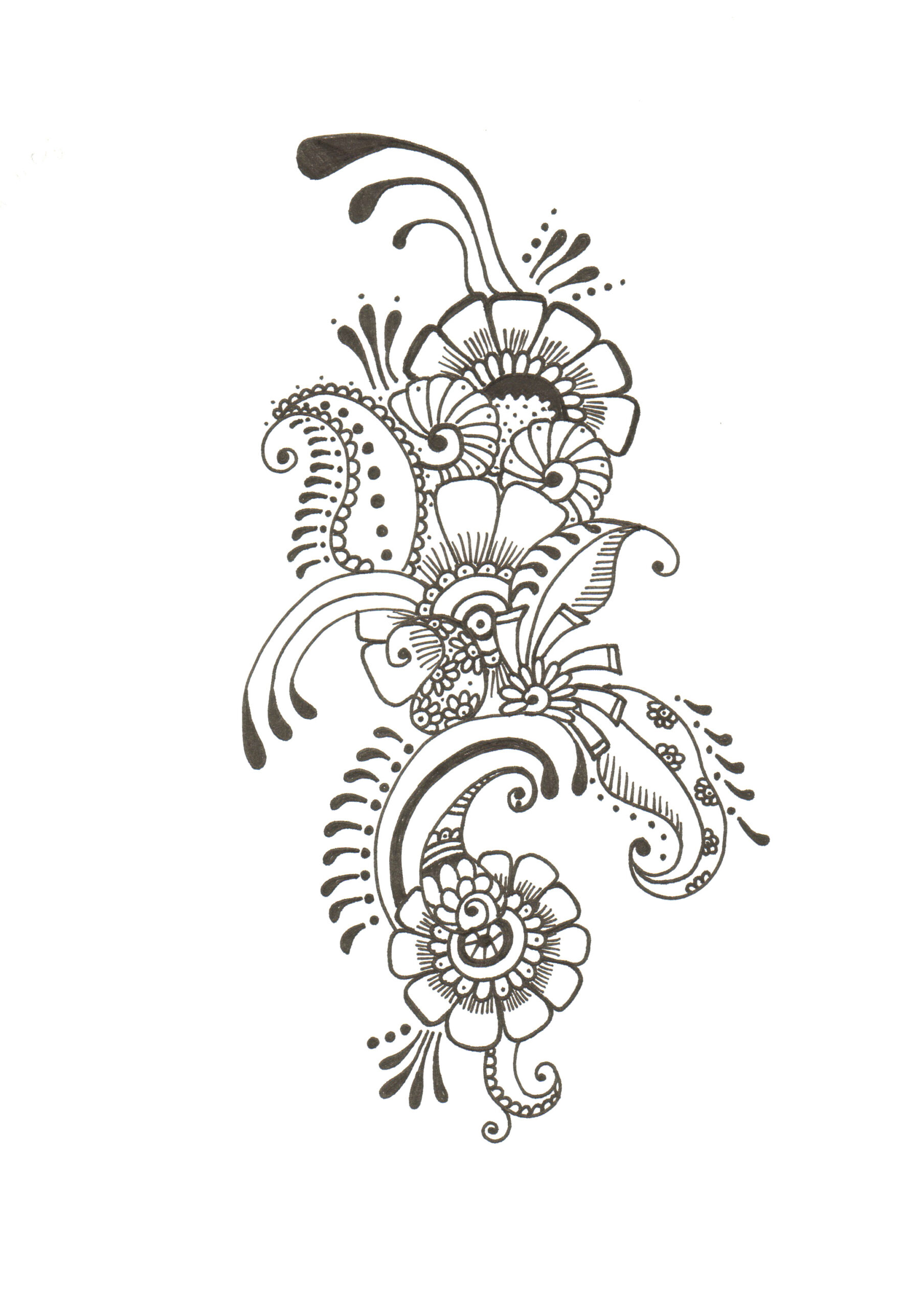 Printable Stencil Henna Patterns - Printable Party Favors inside Free Printable Henna Patterns
