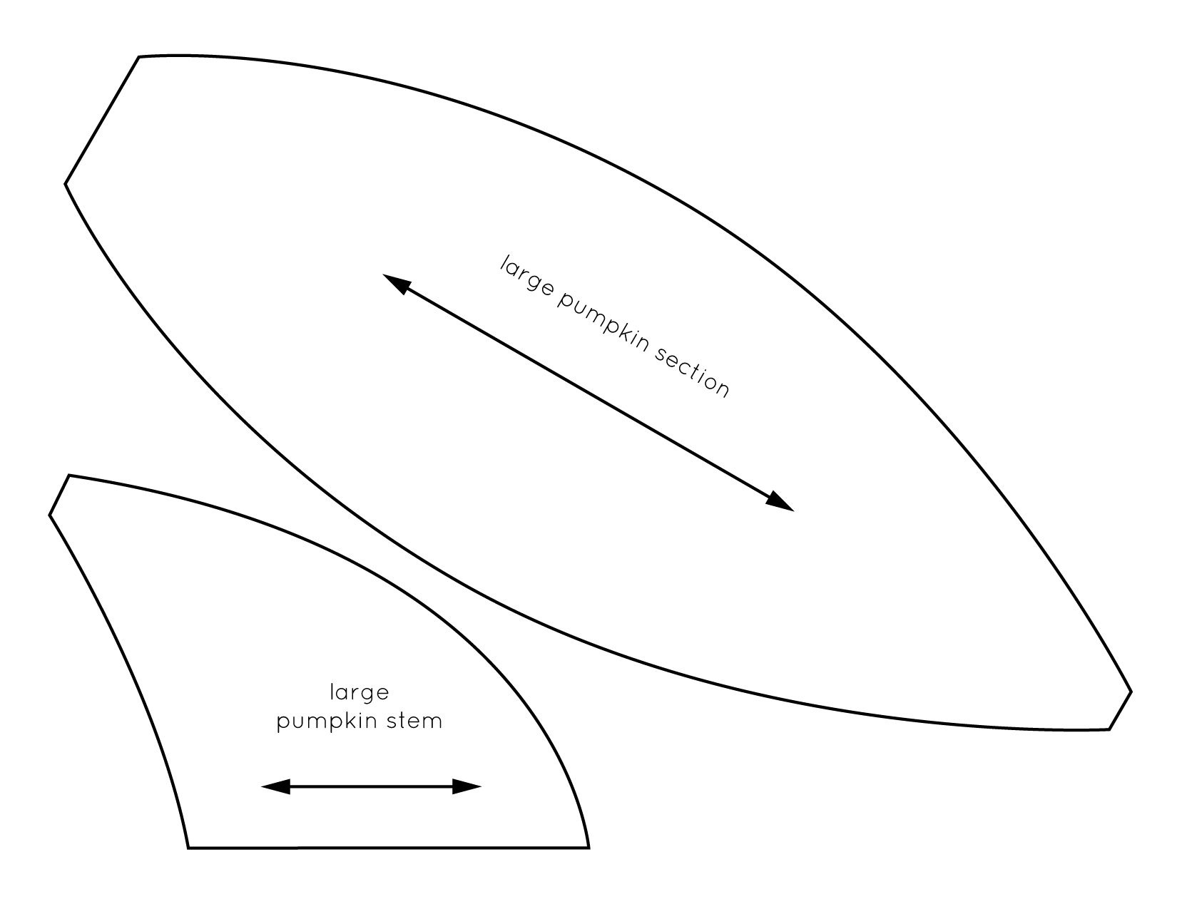 Printable Stuffed Pumpkin Pattern - Printable Party Favors regarding Pumpkin Sewing Patterns Printable
