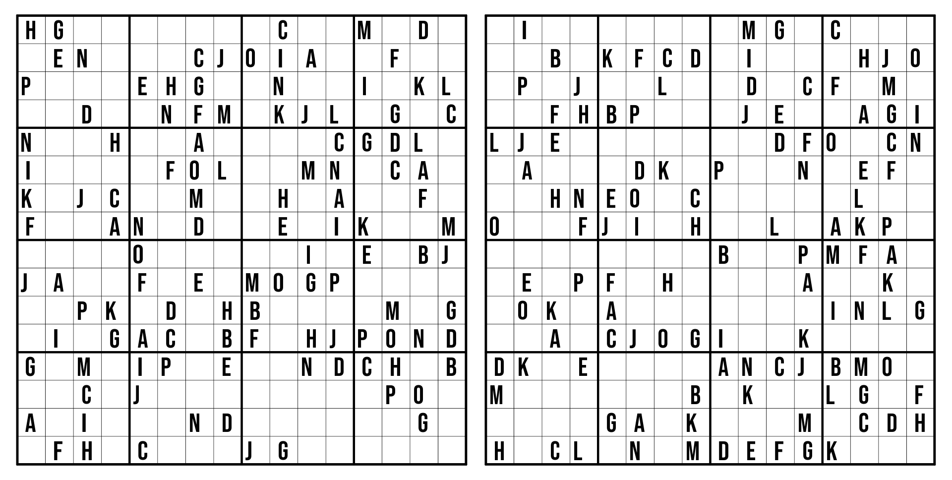Printable Sudoku Puzzles | Unlimited 4X4 9X9 &amp;amp; 16X16 Puzzles with Free Printable Sudoku 16x16 Numbers