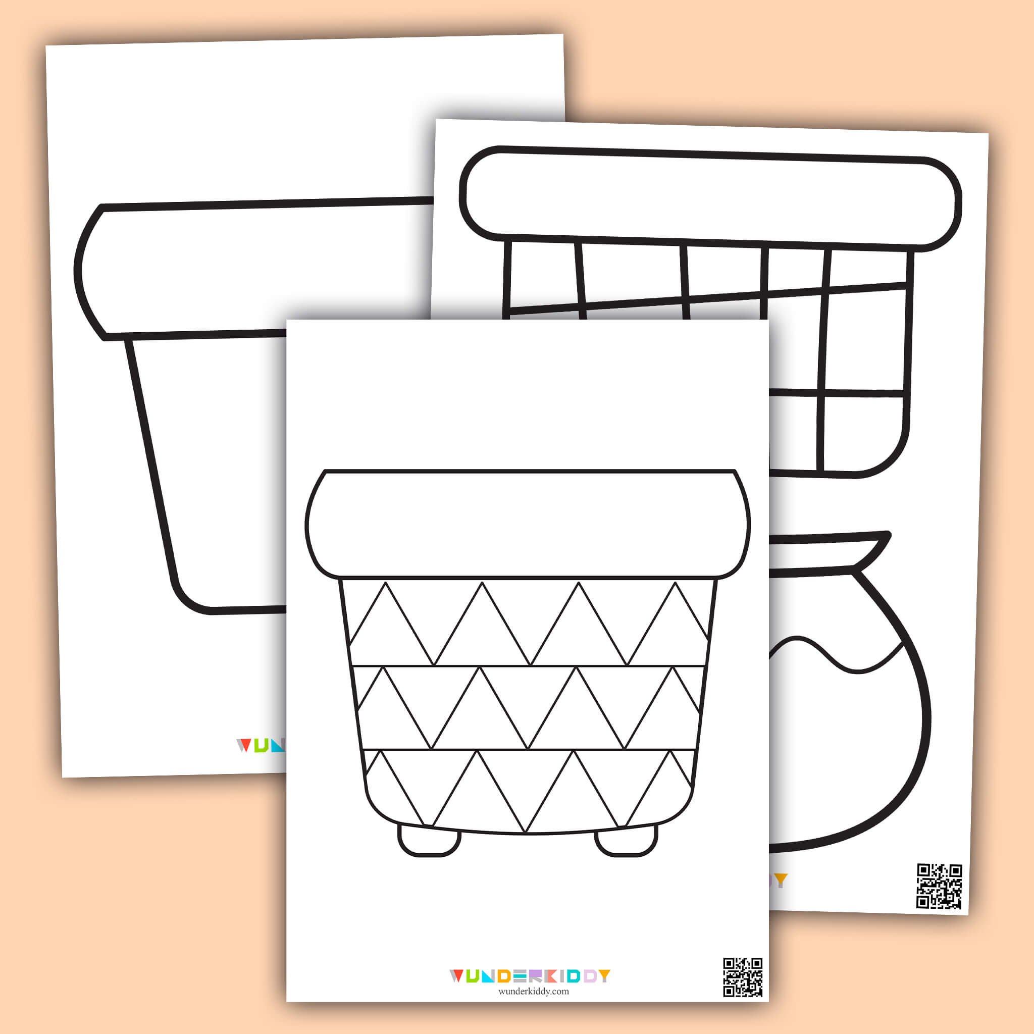 Printable Template Flower Pot For Mother&amp;#039;S Day Crafts For Kids within Free Printable Flower Pot Pattern