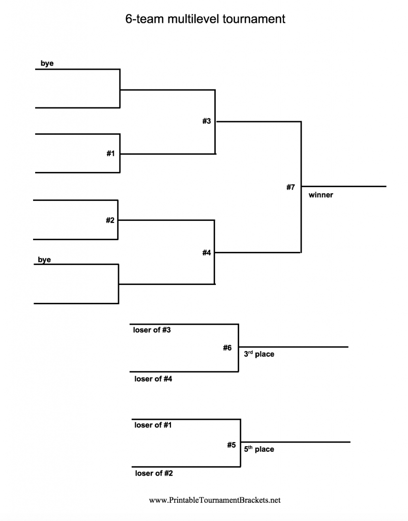 Printable Tournament Brackets | Free Printables with regard to Free Printable Brackets