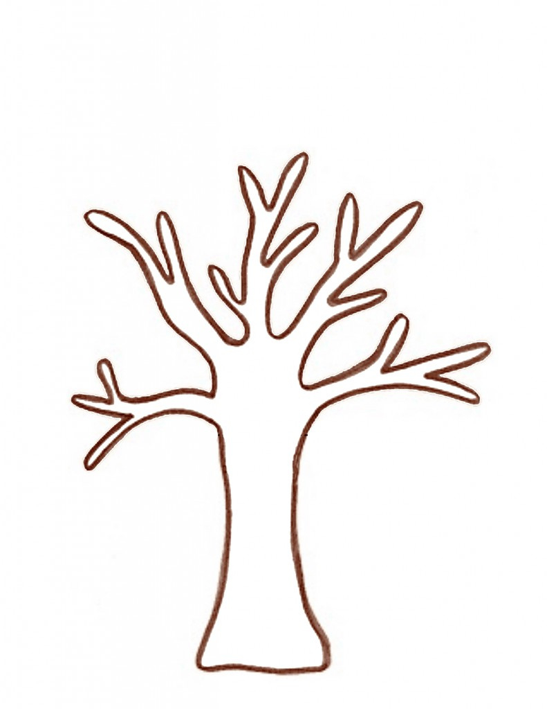 Printable Tree Branch Template - Printable Party Favors in Printable Tree Trunk Patterns
