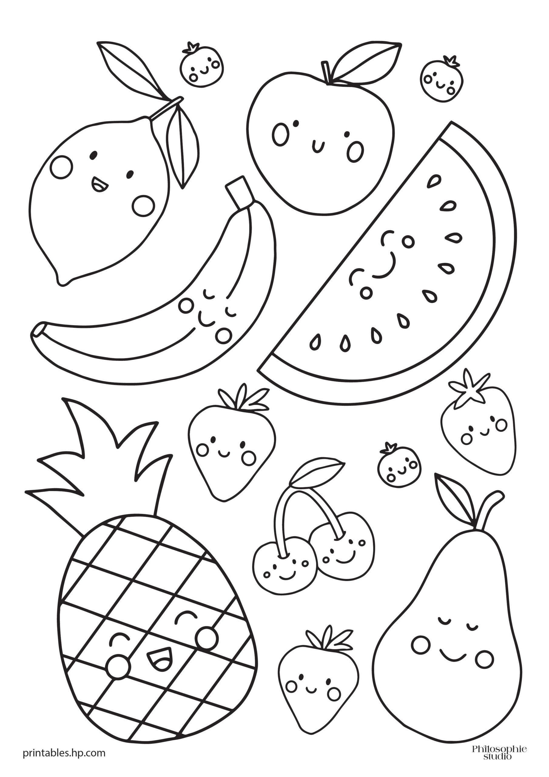 Printables - Free Coloring Pages &amp;amp; Learning Worksheets | Hp with regard to Free Printable Fruit Patterns