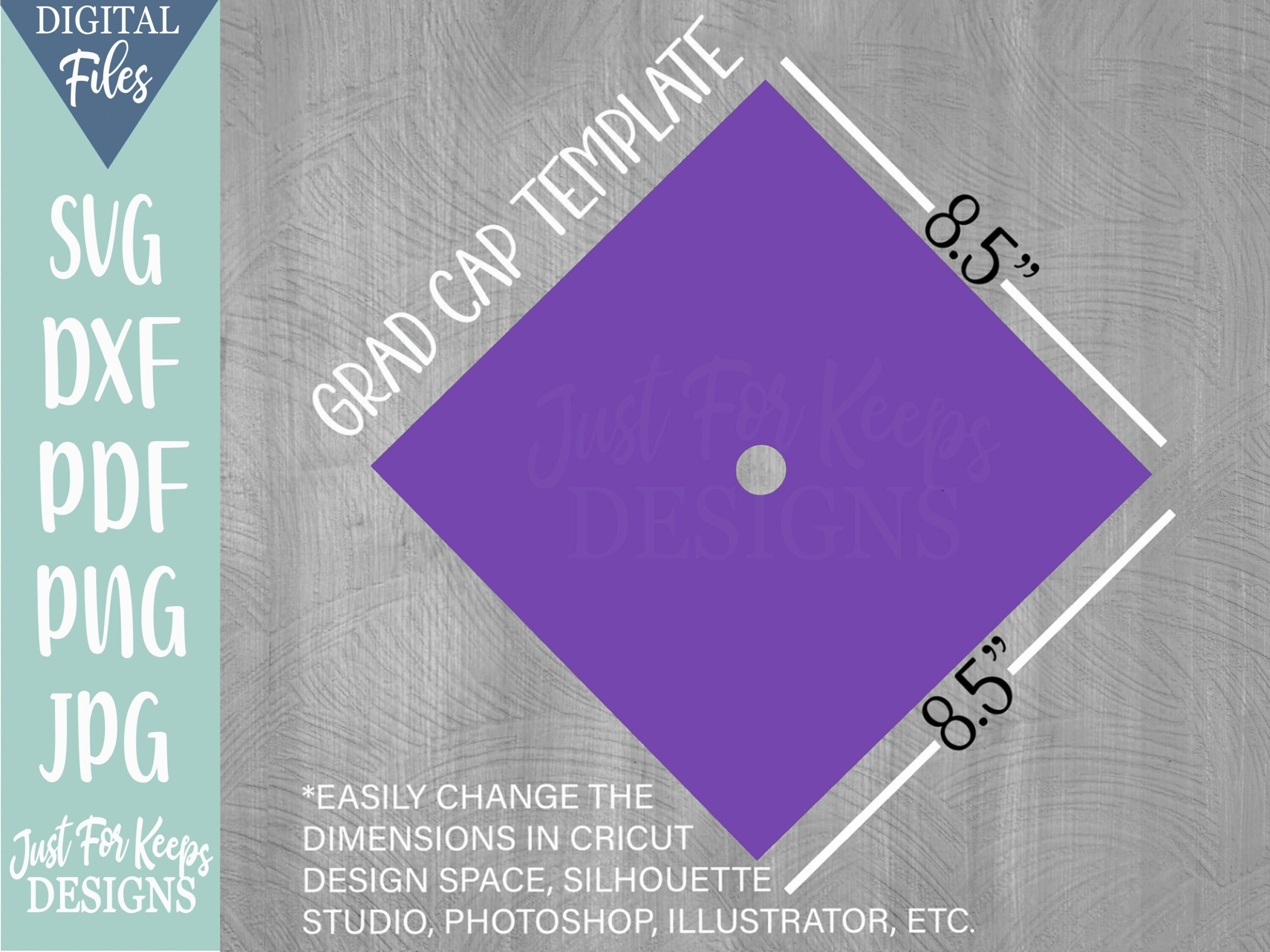 Purple Grad Cap Template, Graduation Cap Svg, Diy Graduation Cap with Printable Graduation Cap Pattern