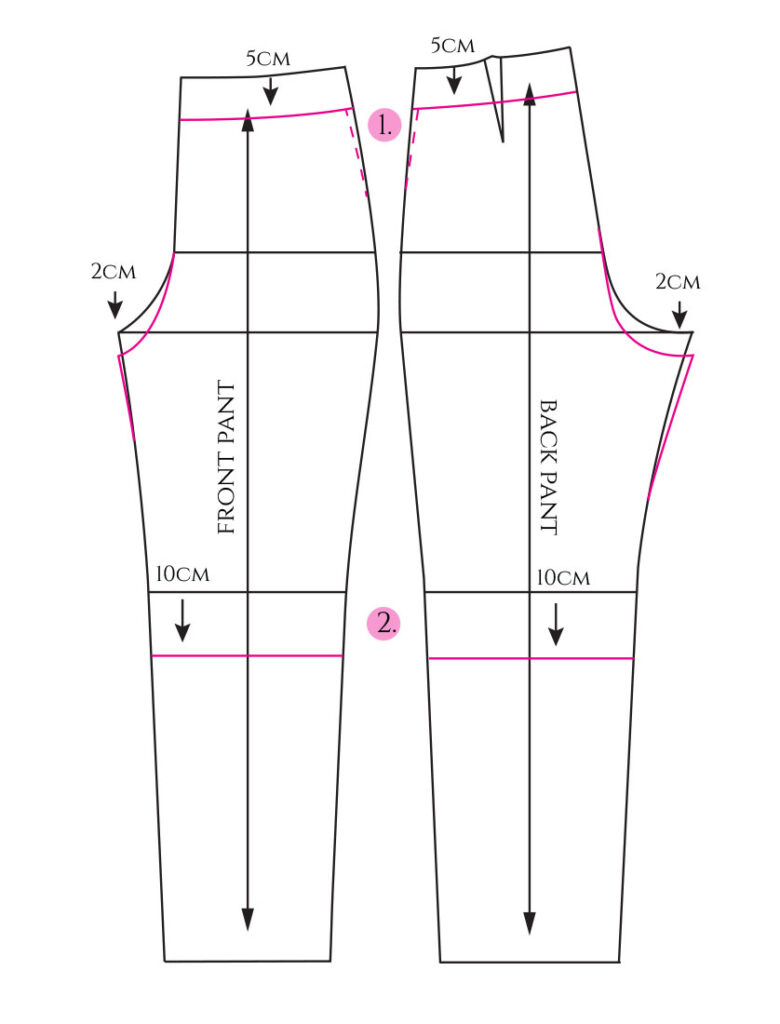 Quick Sewing Project: Wrap Pants - The Shapes Of Fabric within Free Printable Pants Sewing Pattern