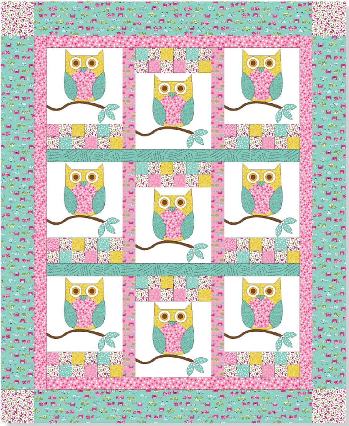 Quilt Inspiration: Free Pattern Day: Owls - Worksheets Library pertaining to Free Printable Owl Applique Pattern