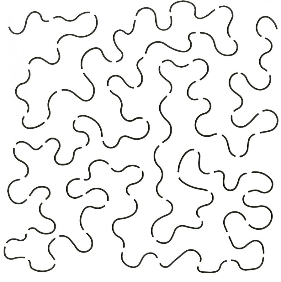 Quilt Stencil Large Stipplequilting Creations with regard to Free Stippling Printable Patterns