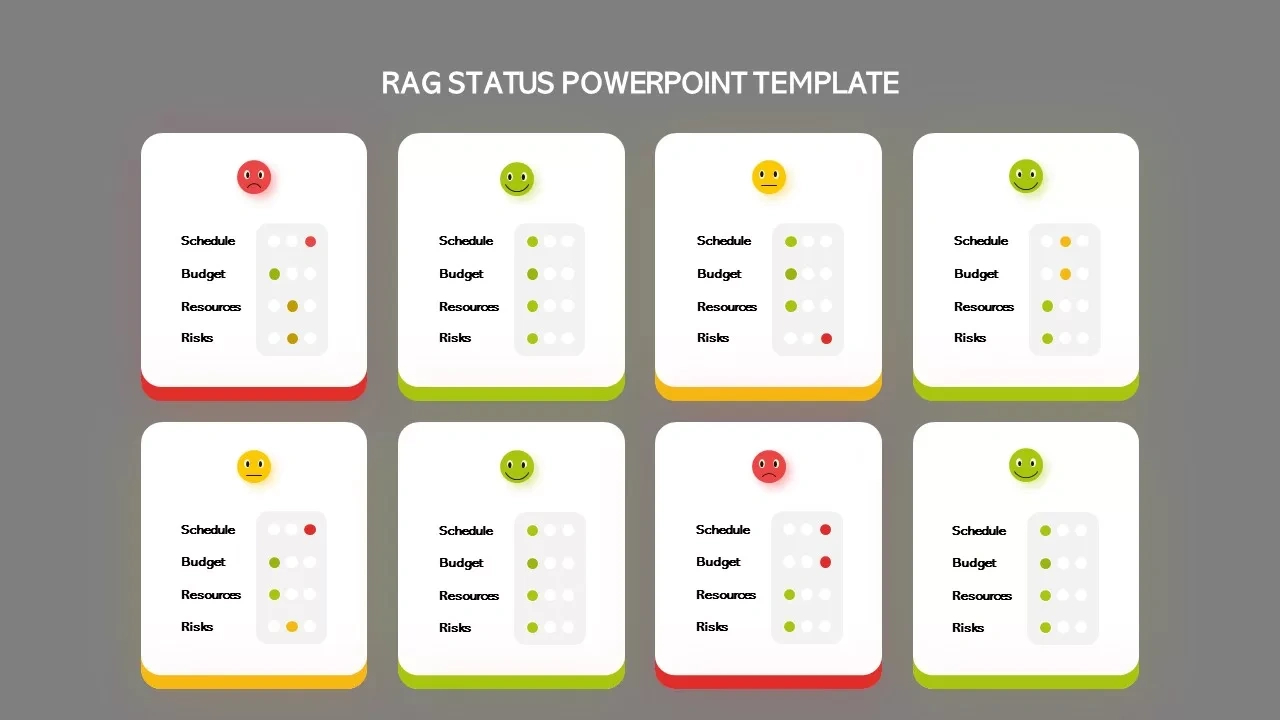 Rag Status Infographic Comparison Template For Powerpoint &amp;amp; Google Slides in Rag Status Template Free