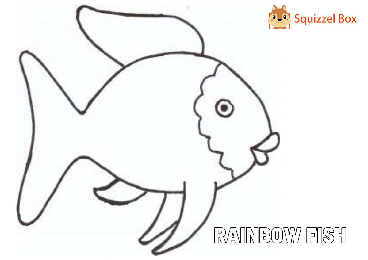 Rainbow Fish Craft – Squizzel Box - Worksheets Library regarding Rainbow Fish Free Printables