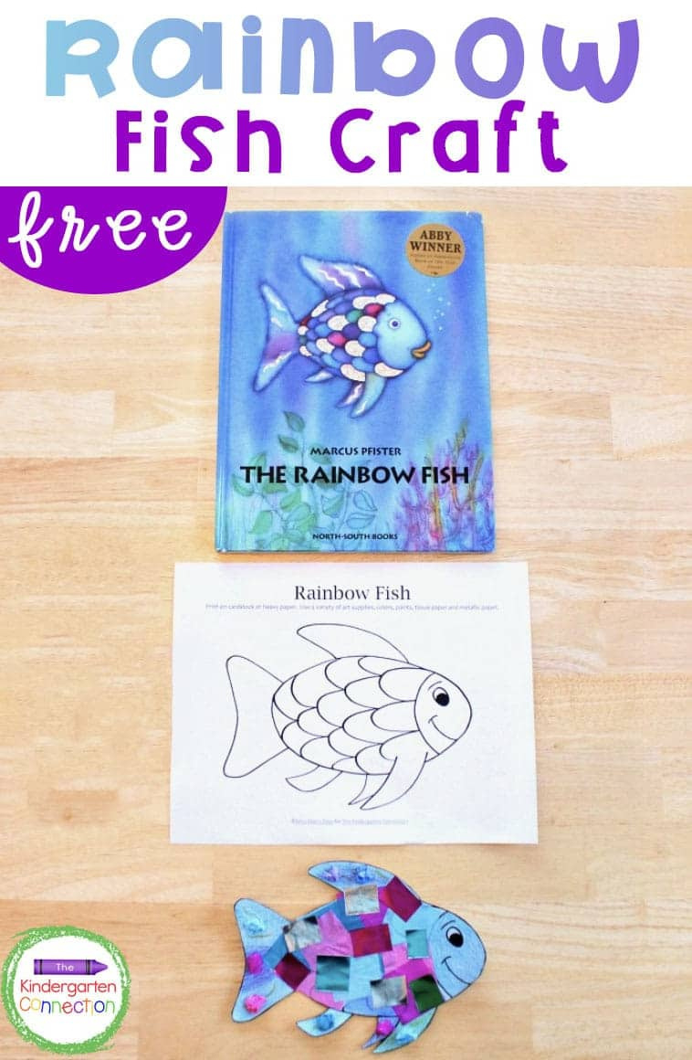 Rainbow Fish Craft - The Kindergarten Connection with regard to Rainbow Fish Free Printables