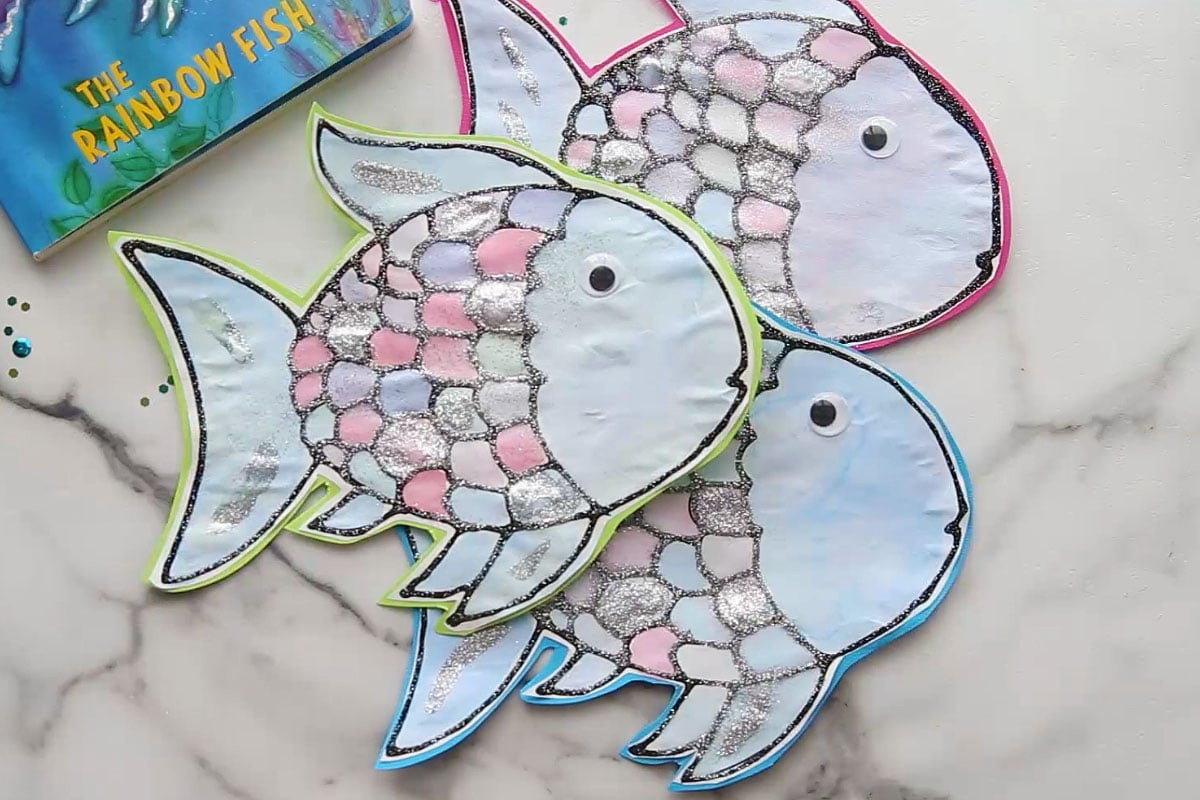 Rainbow Fish Craft (With Free Template) - The Best Ideas For Kids in Free Printable Rainbow Fish Pattern