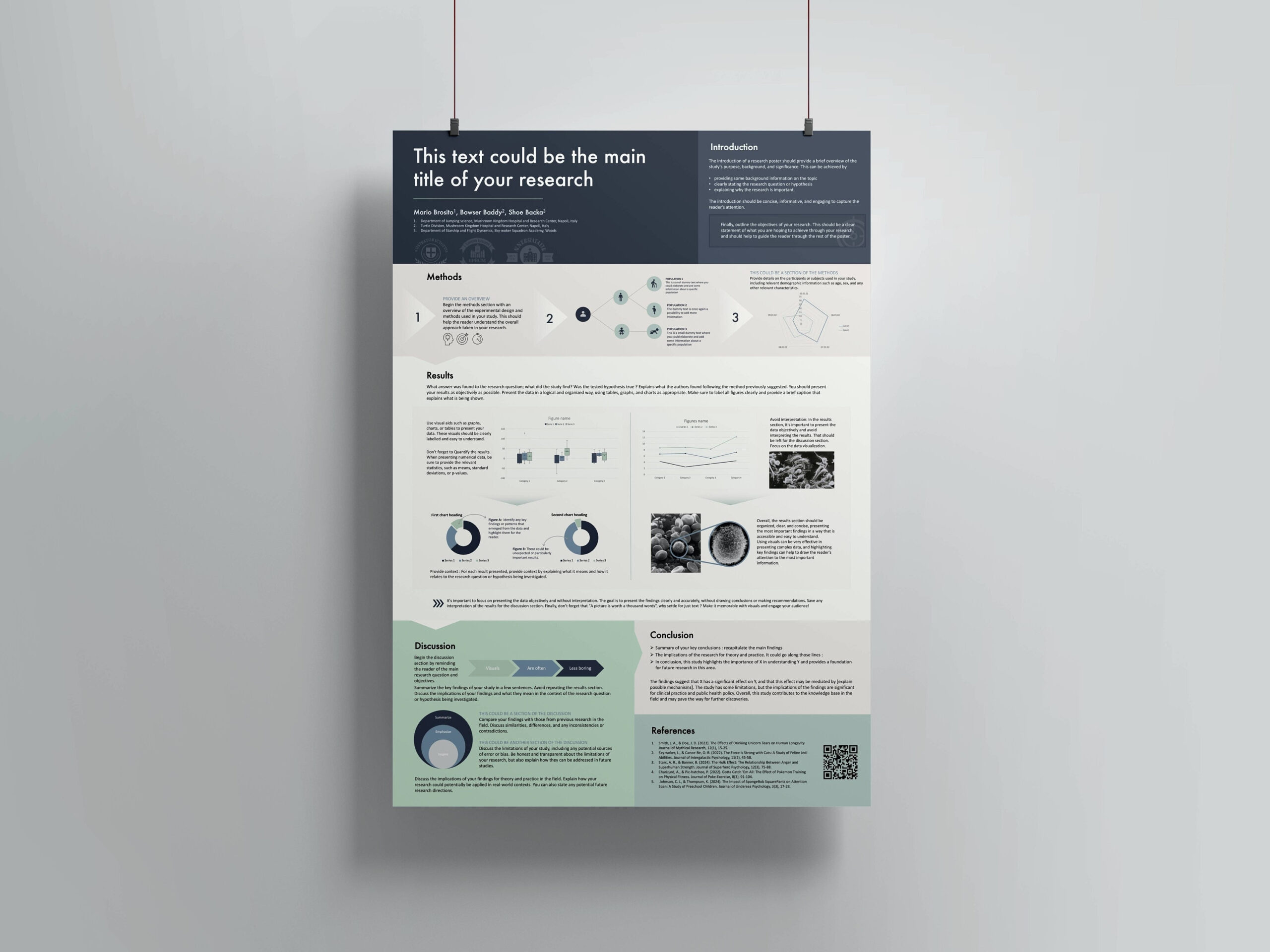 Research Poster Template, A0 Portrait Editable Powerpoint throughout A0 Portrait Poster Template Free Download