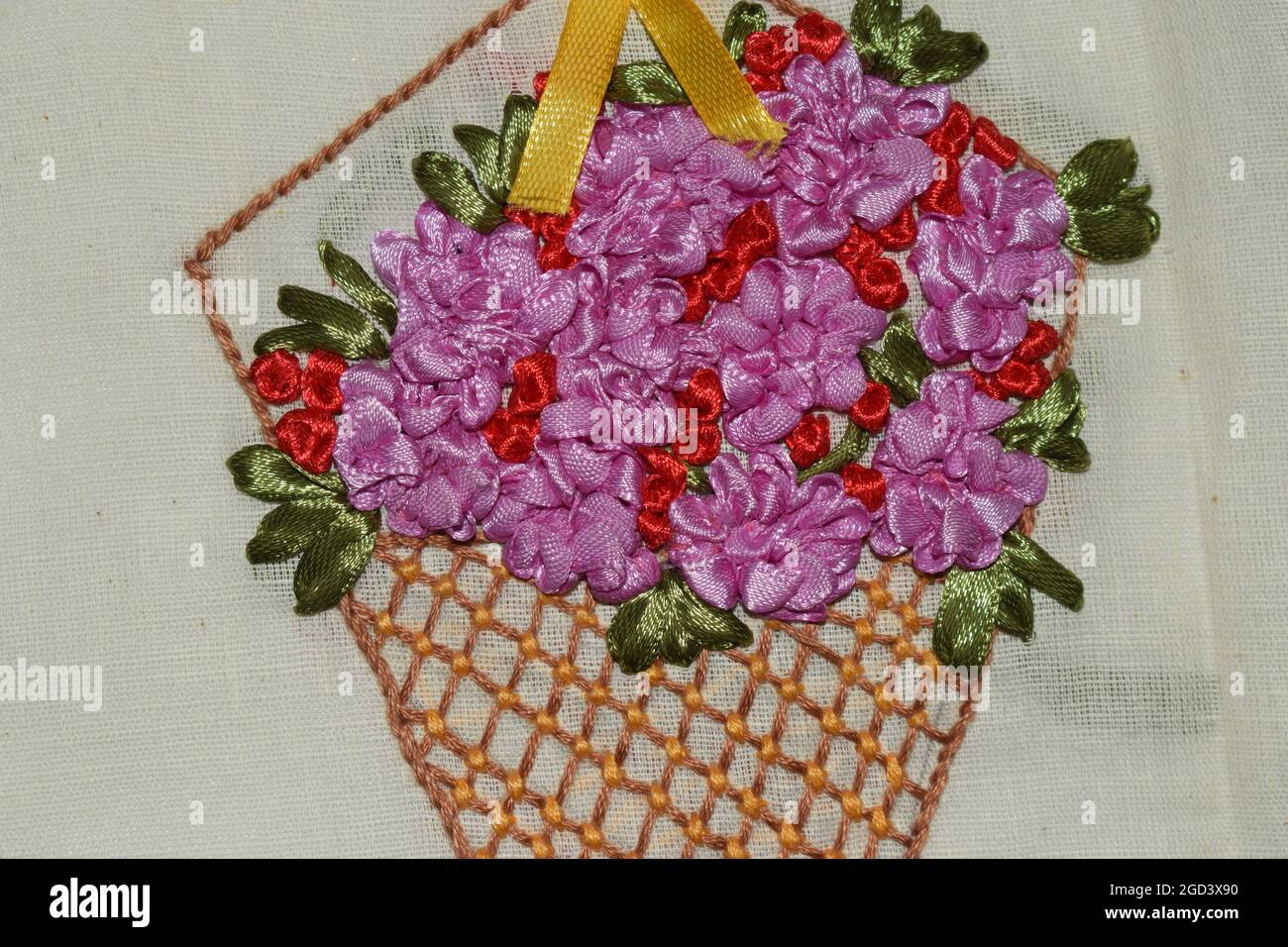 Ribbon Embroidery Hi-Res Stock Photography And Images - Alamy with regard to Free Printable Ribbon Embroidery Patterns
