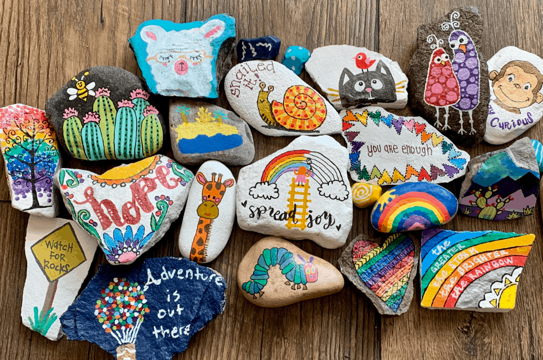 Rock Painting Fun With Kids • Run Wild My Child within Free Printable Rock Painting Patterns