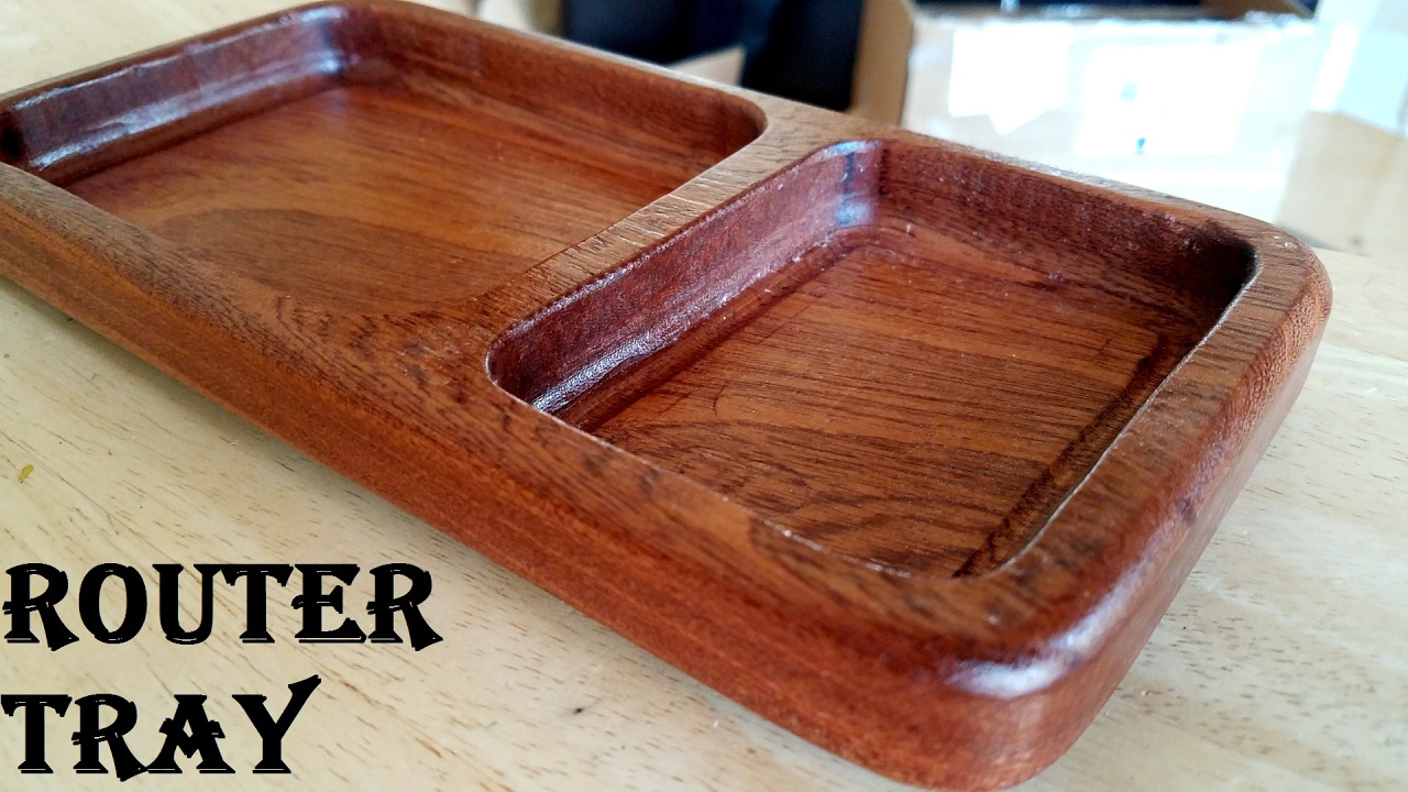 Router Tray (With Home-Made Template/ No Fancy Bits) | Woodworking for Free Router Bowl Printable Patterns