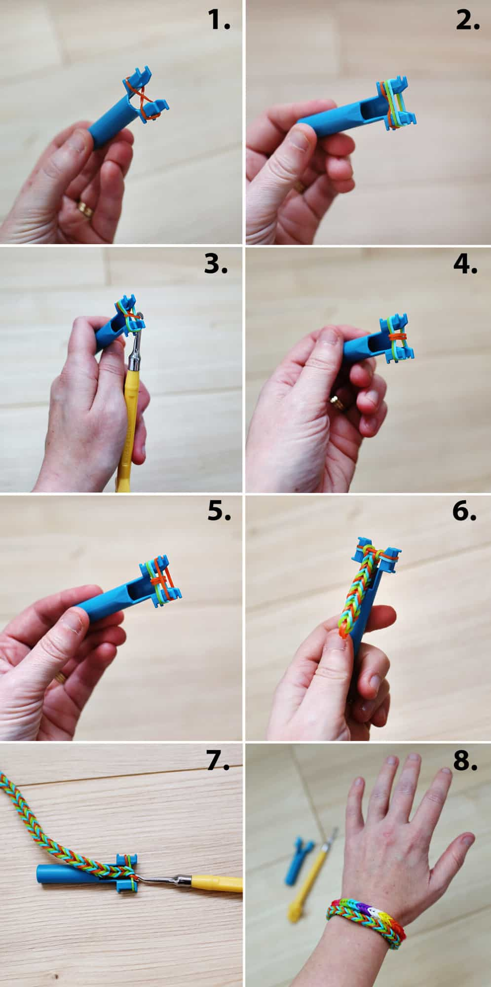 Rubber Band Bracelets - Childhood Magic throughout Step By Step Printable Rainbow Loom Patterns with Your Hands