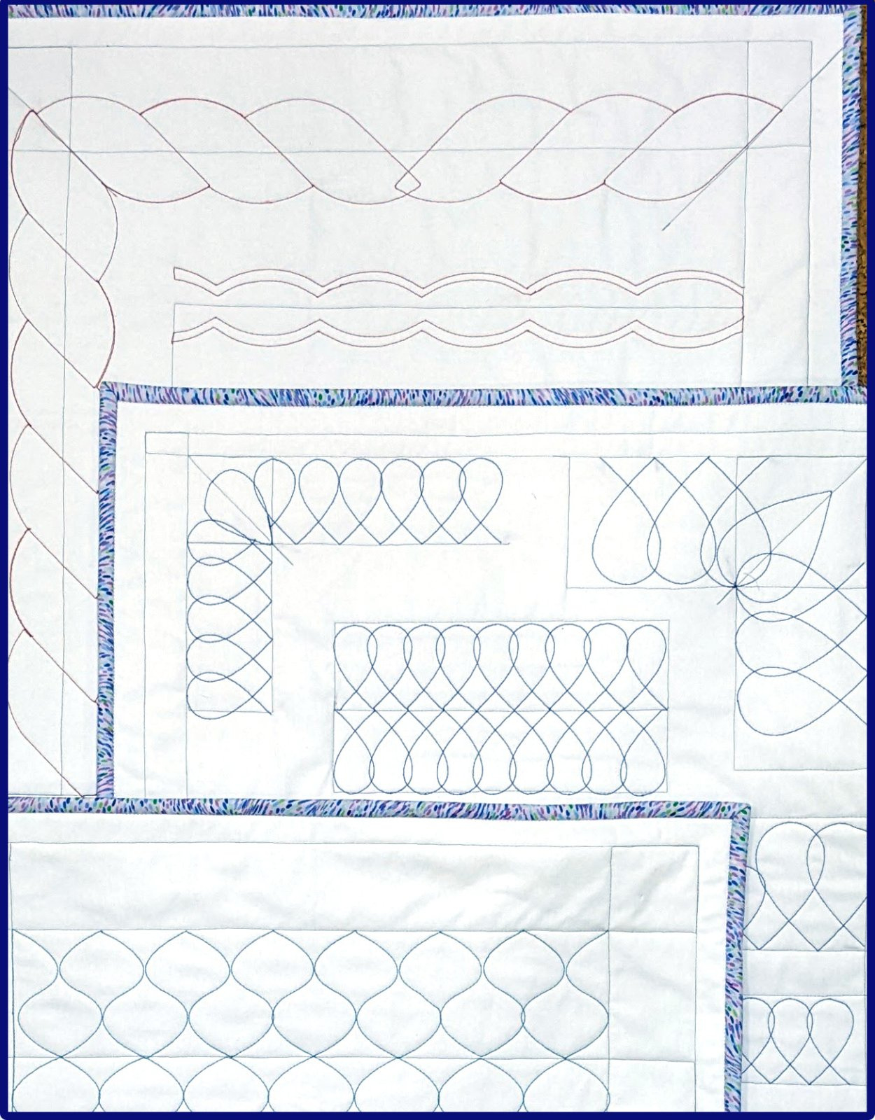 Ruler Work Quilting: Borders (Via Zoom) with regard to Free Printable Quilt Border Patterns