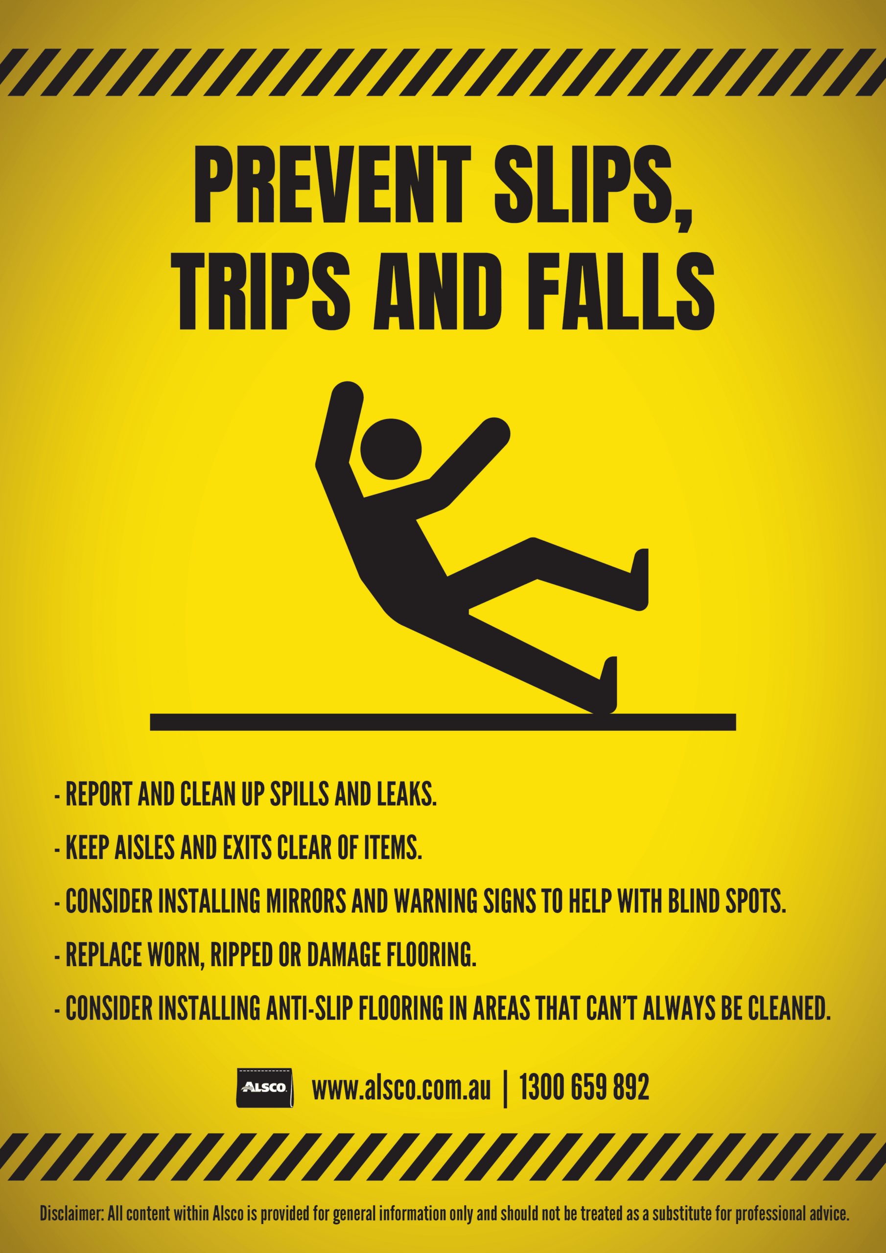 Safety Awareness Posters | Free Workplace Posters | Alsco First Aid inside Free Printable Safety Posters For The Workplace