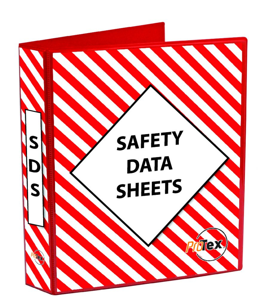 Safety Data Sheet Binder Red/White (4 Ring Binder) | Uniform inside Printable Msds Binder Cover Sheet Free