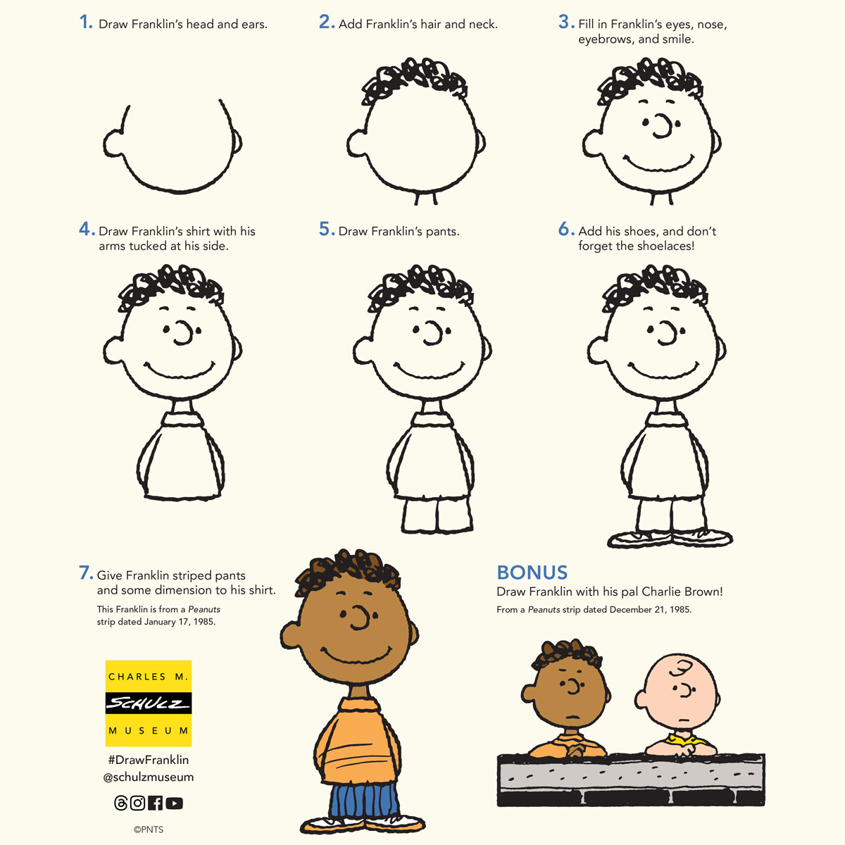 Schulz Museum At Home - Charles M. Schulz Museum with regard to Free Printable Peanuts Comic Strips