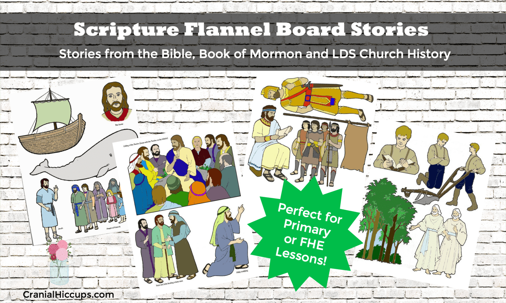 Scripture Flannel Board Stories in Free Printable Felt Board Bible Stories