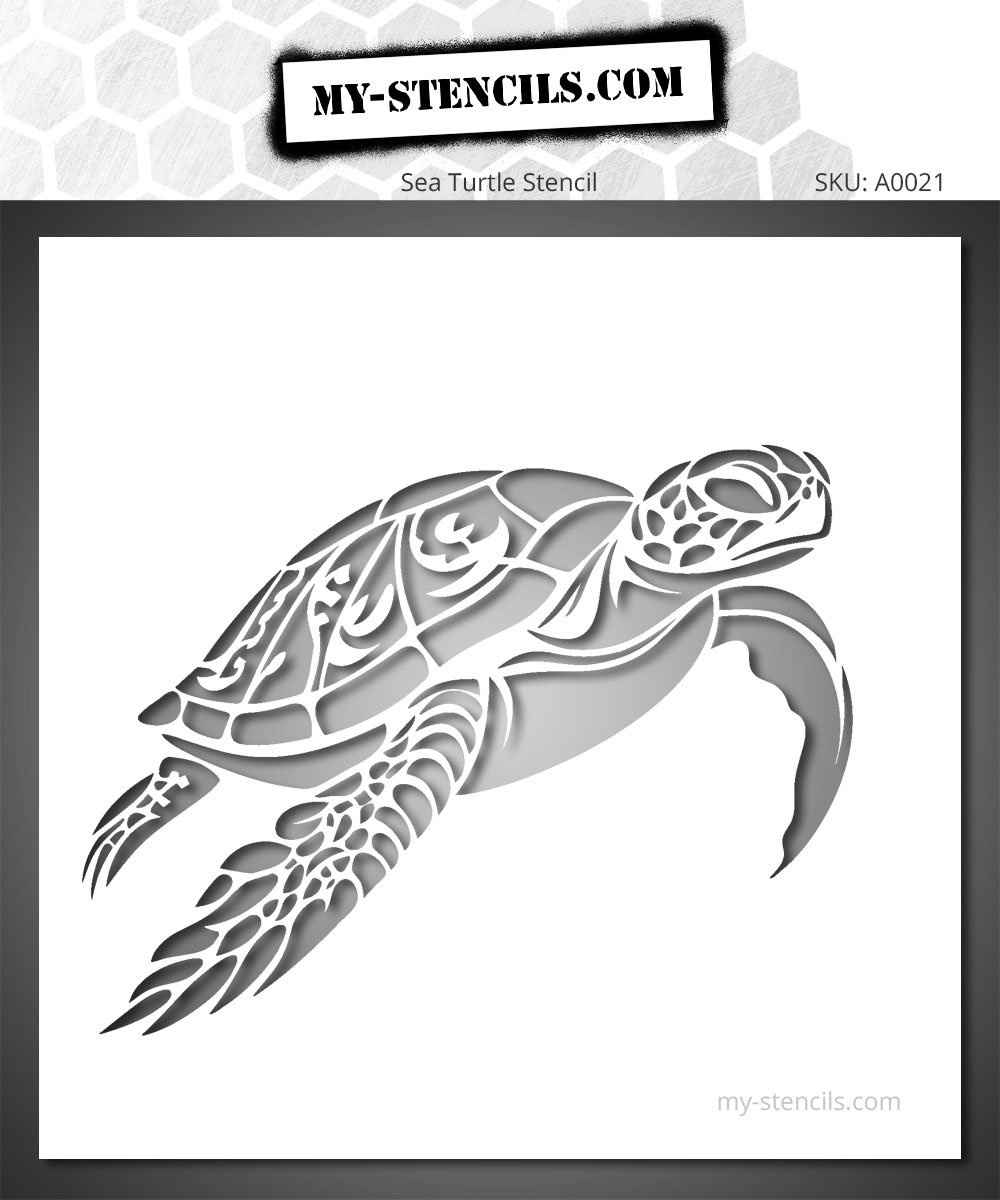 Sea Turtle Stencil – Awaken Your Creativity With Elegance for Free Printable Turtle Stencil