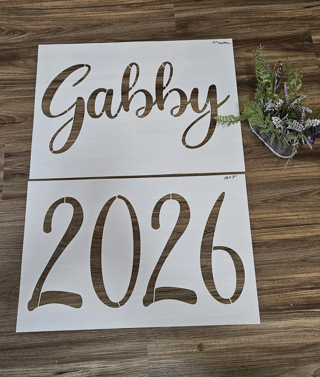 Senior Parking Spot Stencil - Etsy intended for Senior Parking Spot Stencils Printable