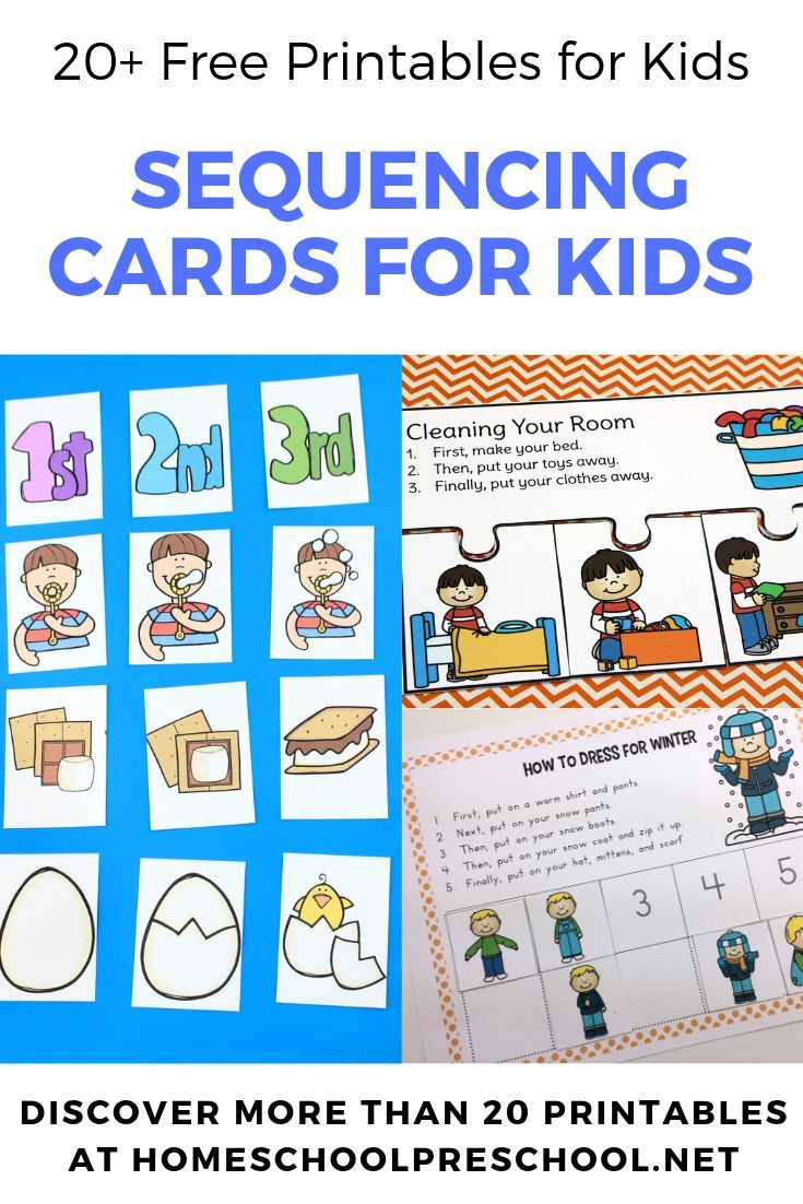 Sequencing Cards And Activities For Preschoolers in Free Printable Sequencing Activities For Preschoolers