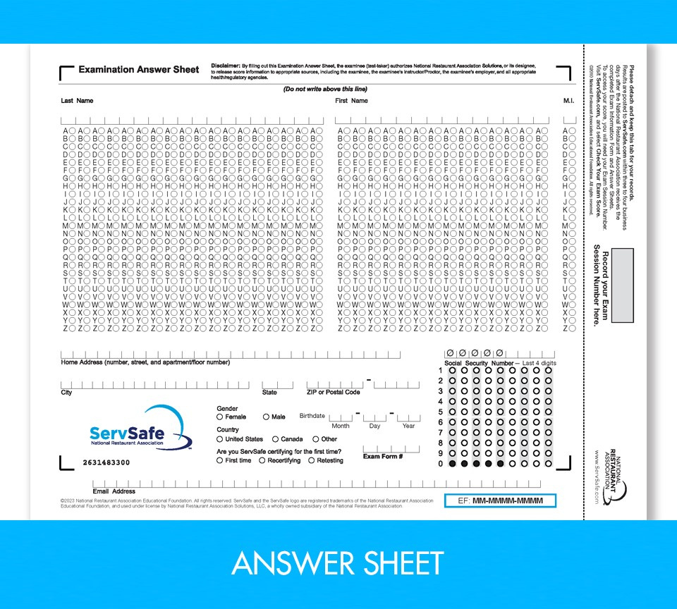 Servsafe® Product Details pertaining to Free Printable Servsafe Practice Test