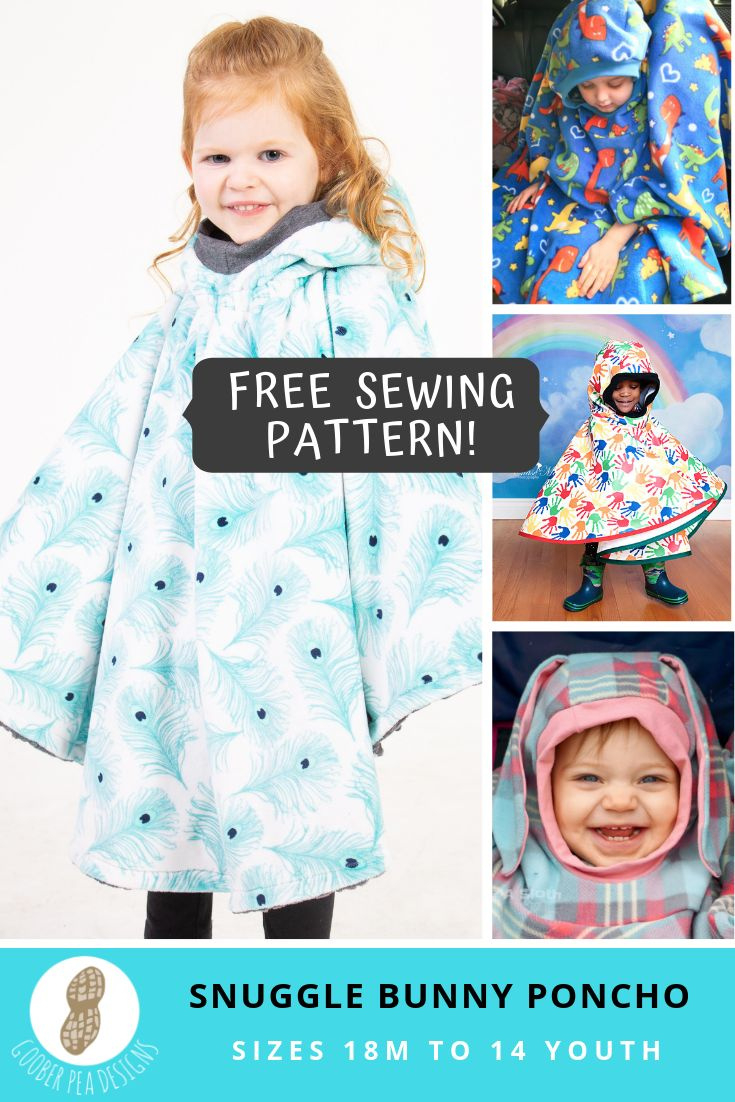 Sew Pdf with Free Printable Car Seat Poncho Pattern