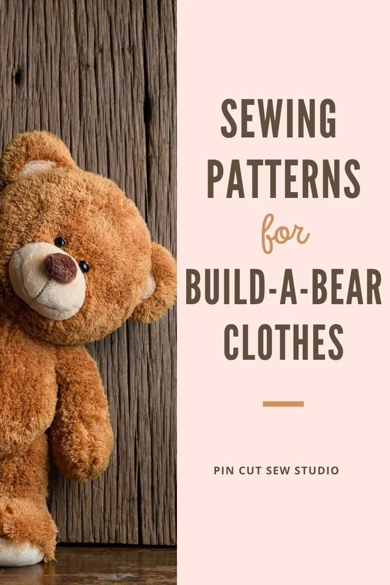 Sewing Patterns For Build-A-Bear Clothes — Pin Cut Sew Studio regarding Free Printable Build a Bear Clothes Patterns