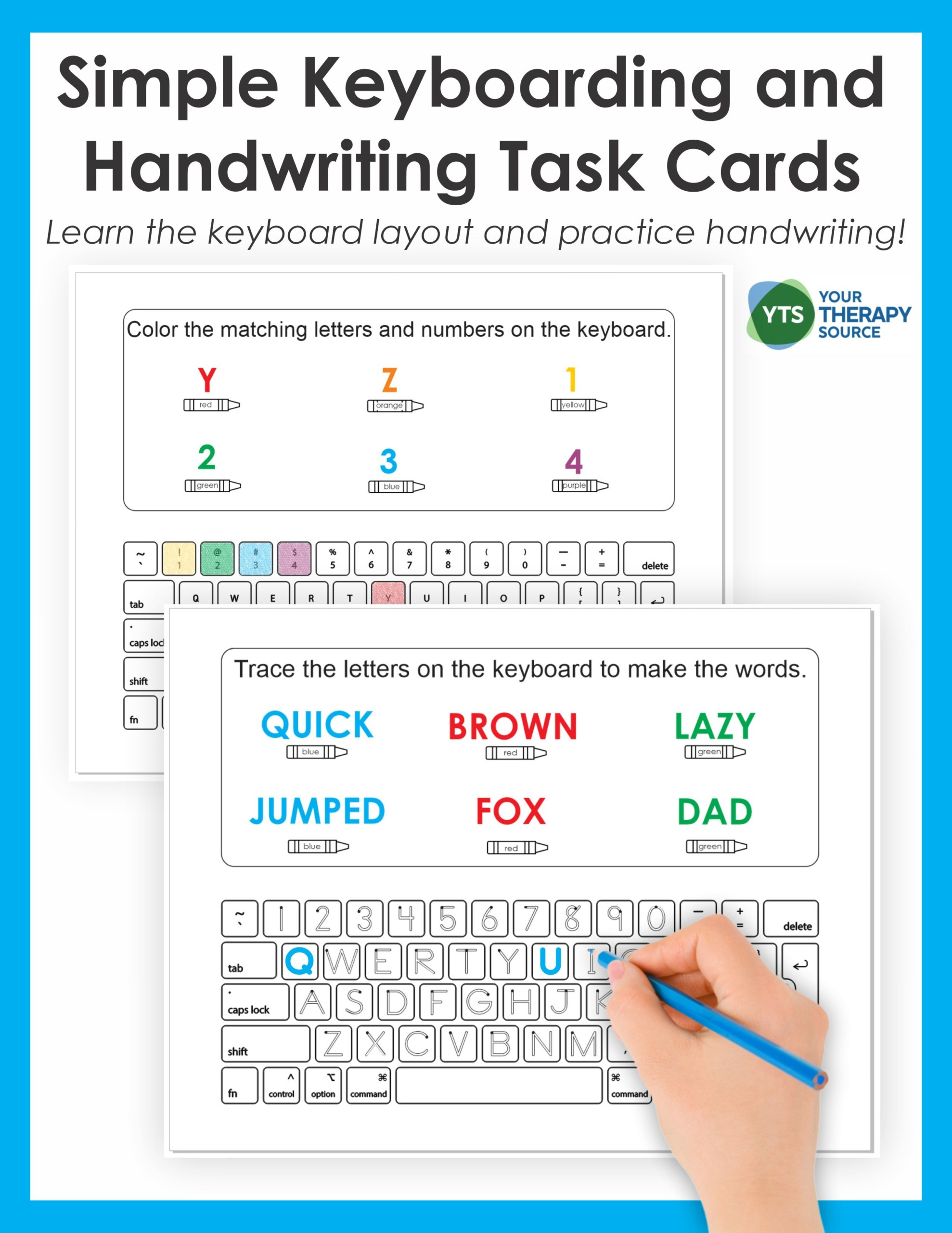 Simple Keyboarding And Handwriting Task Practice - Worksheets Library pertaining to Free Printable Typing Worksheets