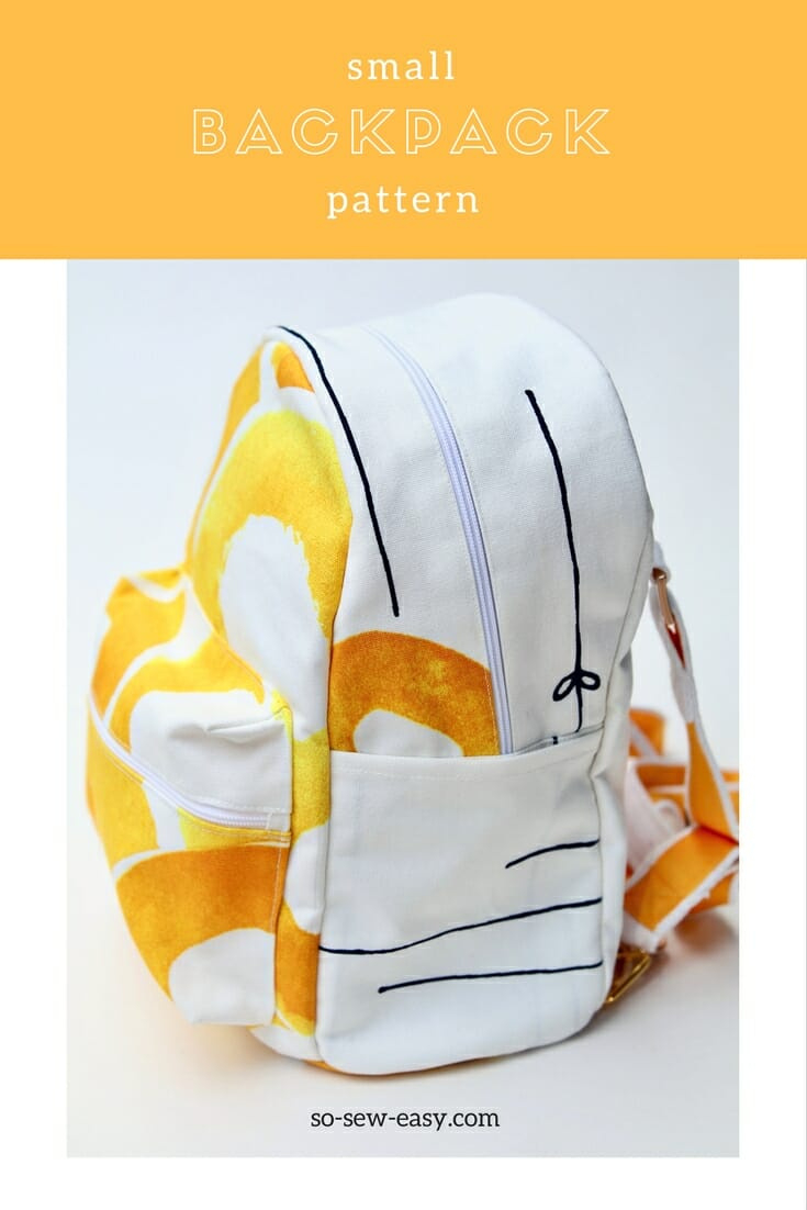 Small Backpack Pattern - For Small Budgets: Part 1 | So Sew Easy with regard to Free Printable Backpack Patterns