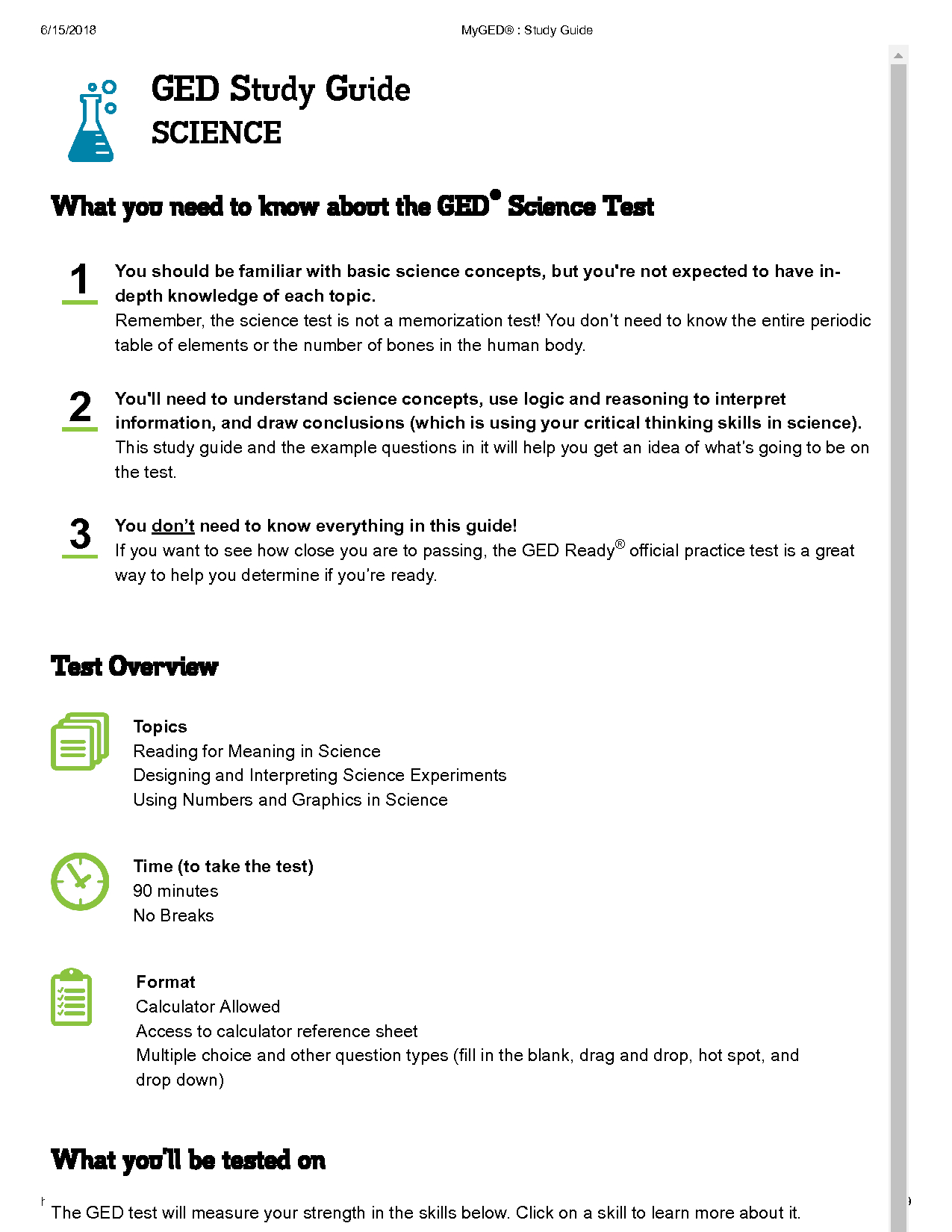 Solution: Ged Study Guide Science 1 - Studypool - Worksheets Library within Free Printable Ged Science Practice Test