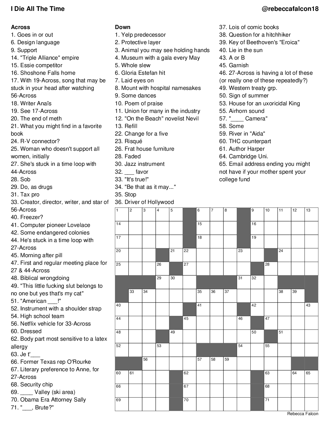 Solve The Puzzle - The New York Times regarding Free Ny Times Printable Crossword Puzzles