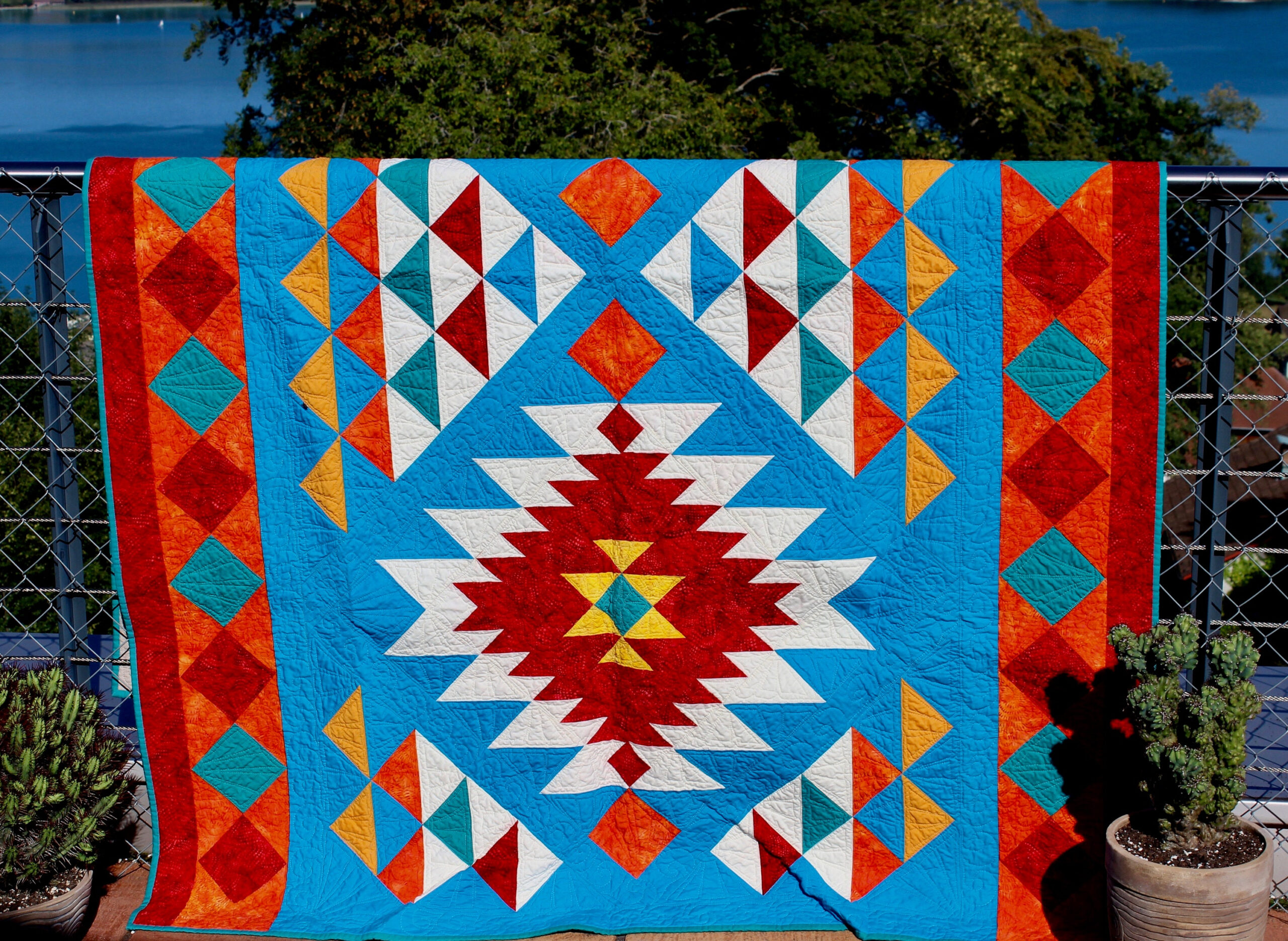 Southwest Quilt Pattern - Navajo Inspiriert / Indianer / Native pertaining to Printable Native American Quilt Patterns Free