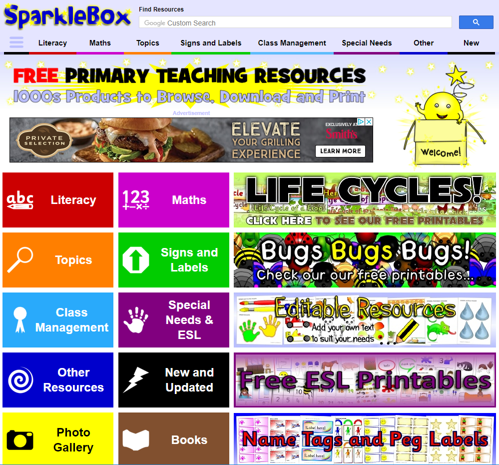 Sparklebox | Usu pertaining to Sparklebox Free Printables