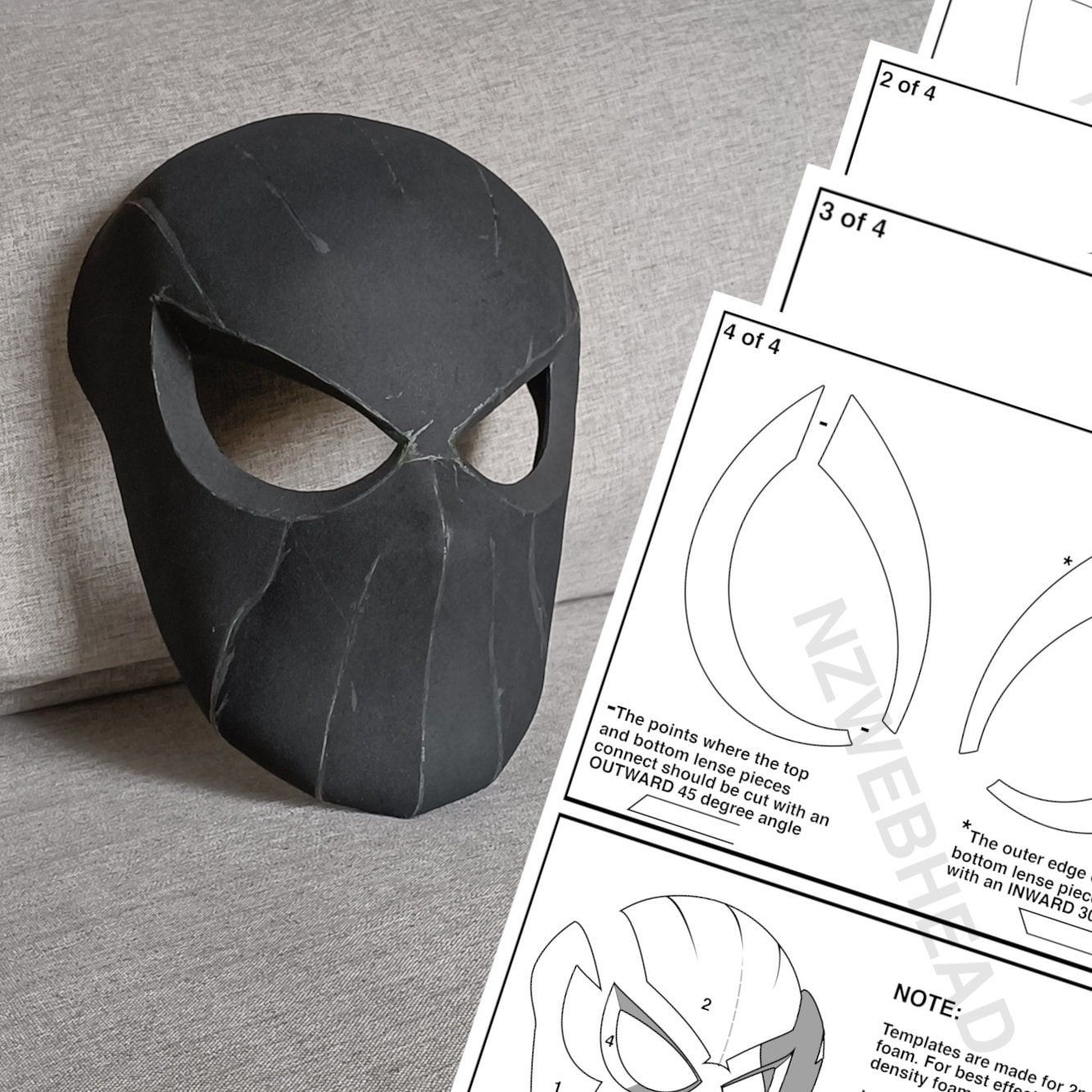 Spiderman Mask Pattern - Shop On Pinterest pertaining to Printable Spiderman Mask Pattern